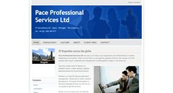 Desktop Screenshot of paceprofessional.co.uk