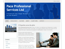 Tablet Screenshot of paceprofessional.co.uk